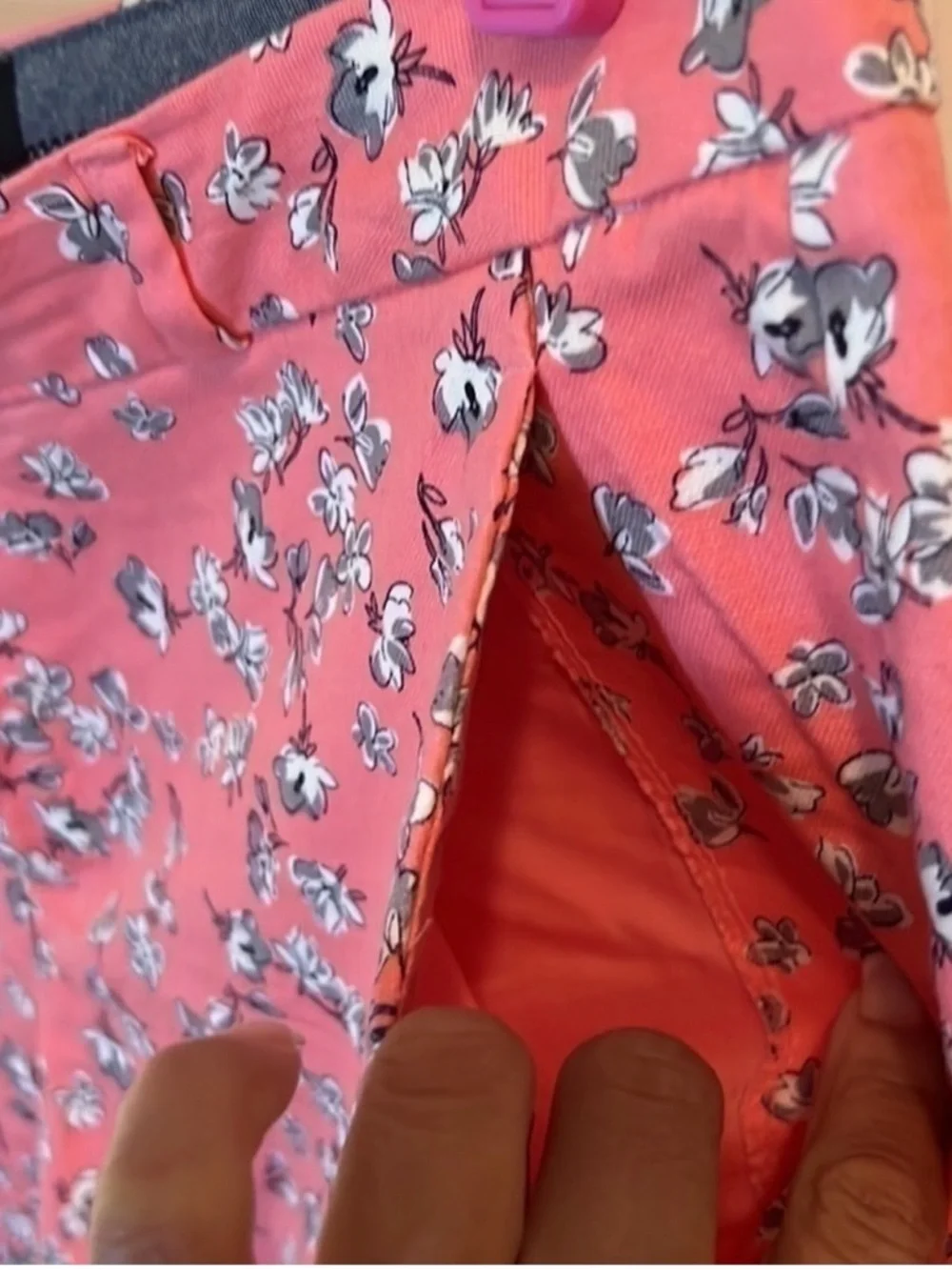 Banana Republic Coral Pink Floral Swim Board Shorts